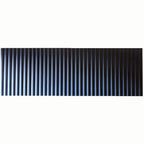 Grazioso Fluted Nero Ceramic Tile 12x36 | Tile Club