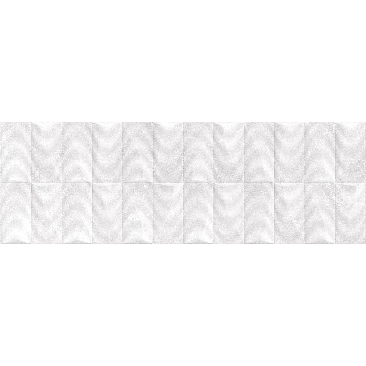Grazioso Monument White 3D Ceramic Tile