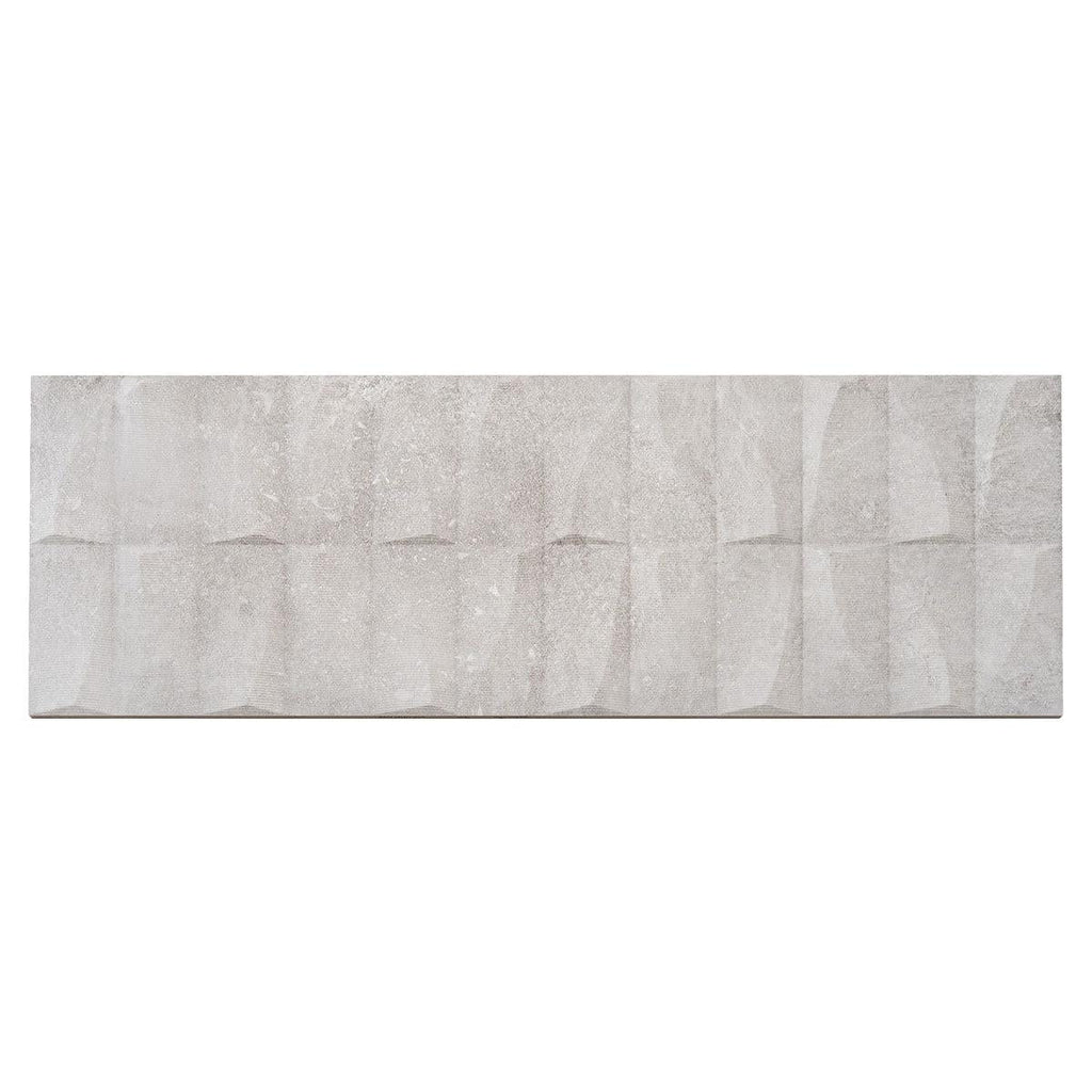 Grazioso Monument White 3D Ceramic Tile | Tile Club