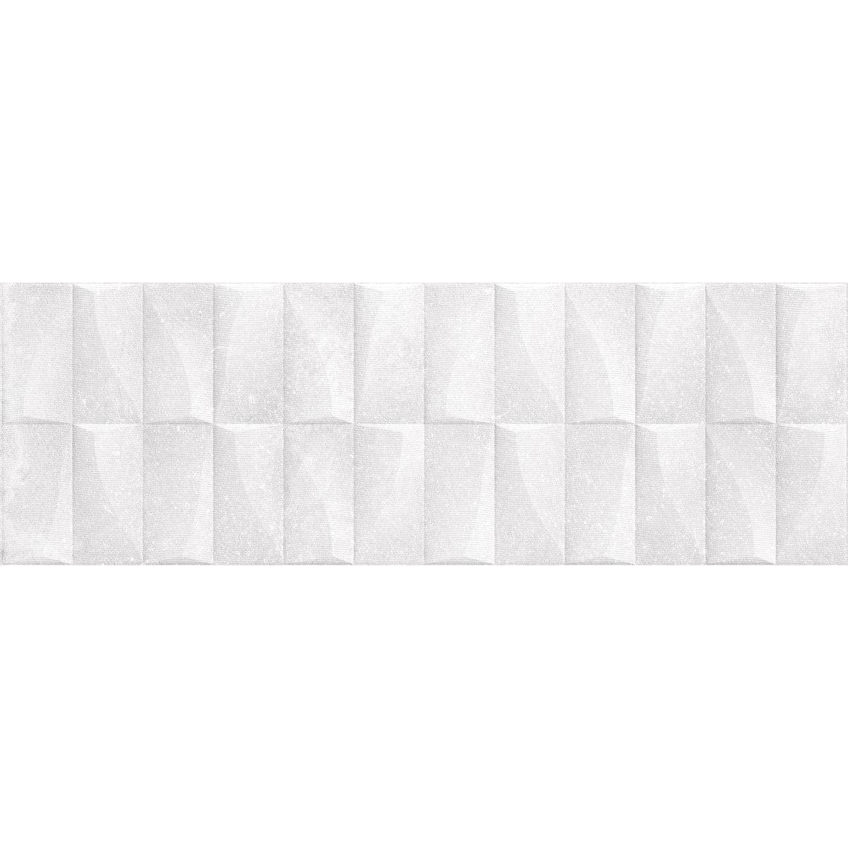 Grazioso Monument White 3D Ceramic Tile