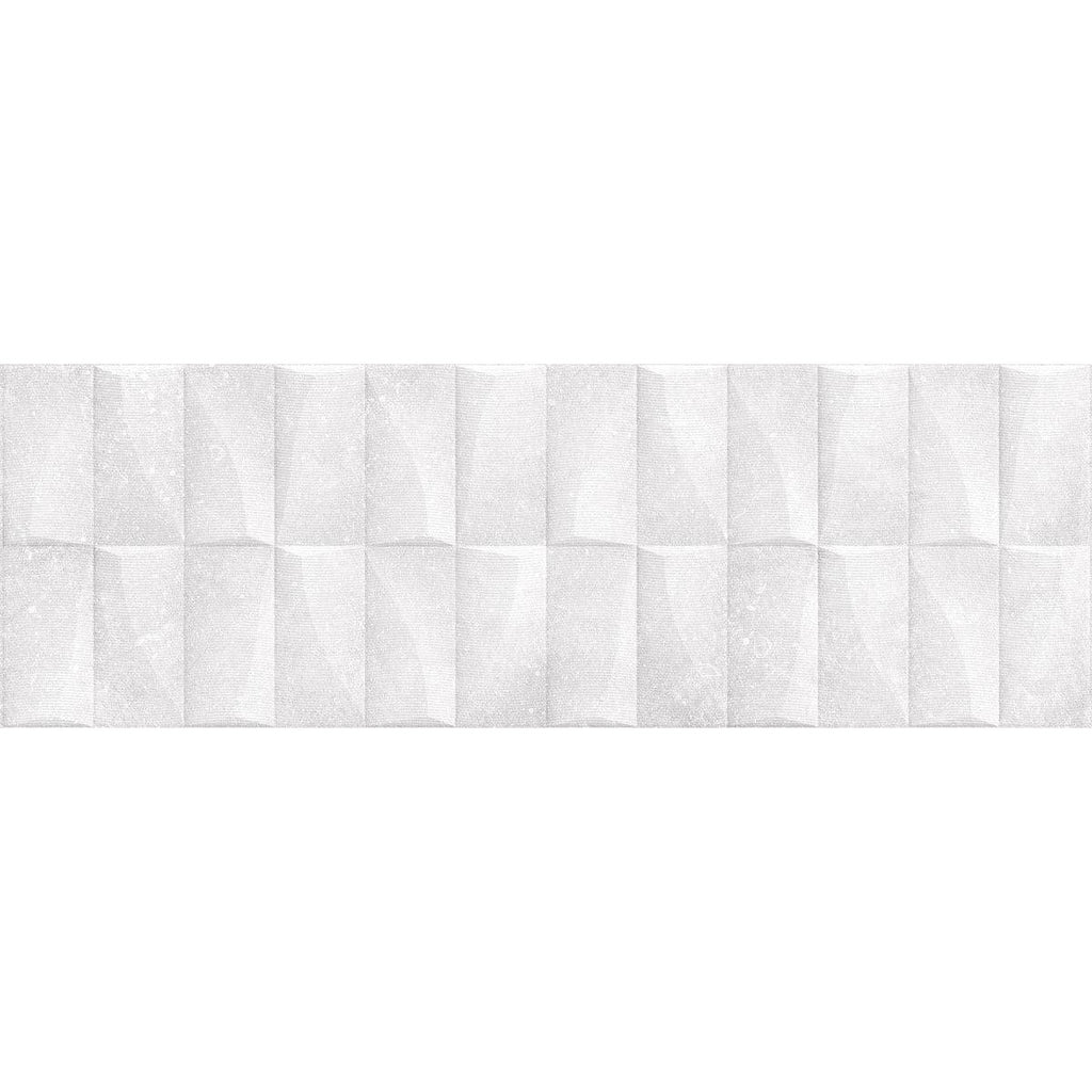 Grazioso Monument White 3D Ceramic Tile | Tile Club