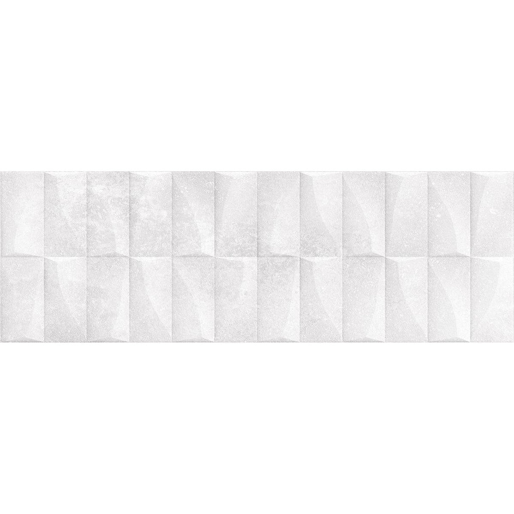 Grazioso Monument White 3D Ceramic Tile | Tile Club