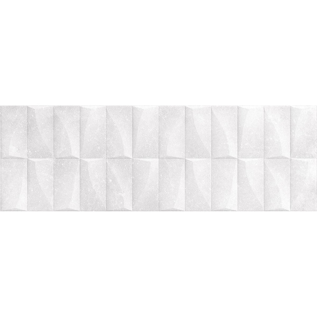Grazioso Monument White 3D Ceramic Tile | Tile Club