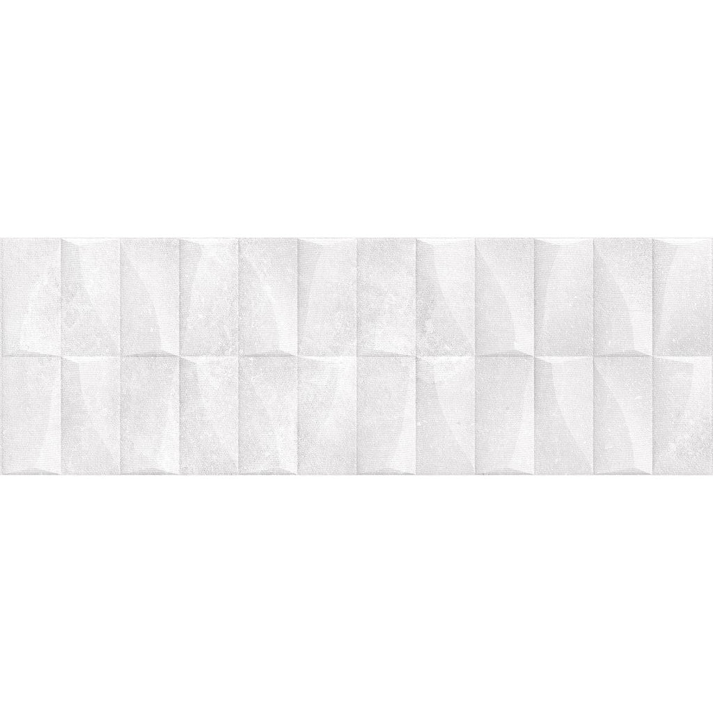 Grazioso Monument White 3D Ceramic Tile | Tile Club