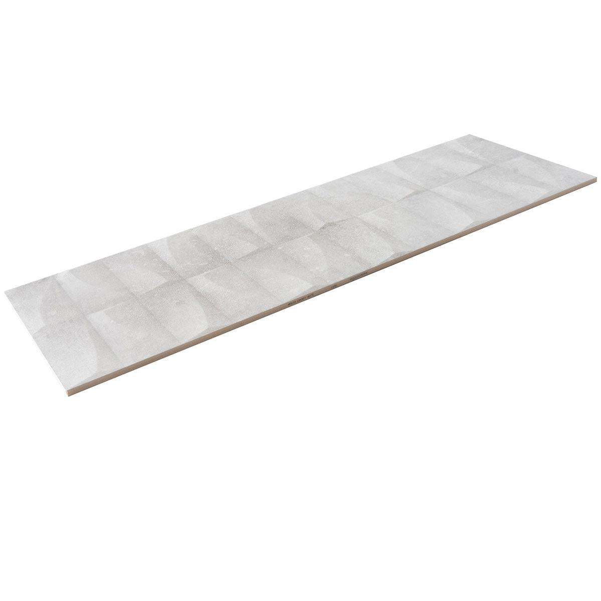 Grazioso Monument White 3D Ceramic Tile