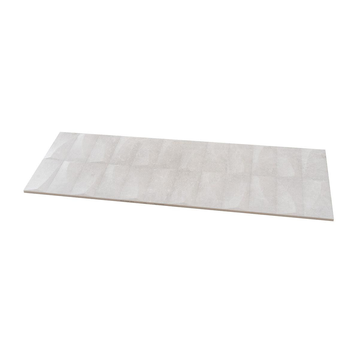 Grazioso Monument White 3D Ceramic Tile | Tile Club
