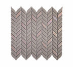 Green Leaf Recycled Glass Mosaic Tile | Tile Club