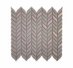 Green Leaf Recycled Glass Mosaic Tile Sample