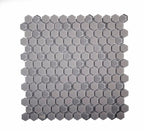 Grey Recycled Glass Hexagon Mosaic Tile | Tile Club