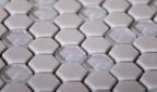 Grey Recycled Glass Hexagon Mosaic Tile | Tile Club