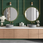 Groove Laurel Deco Matte Ceramic Subway Tile | Tile Club