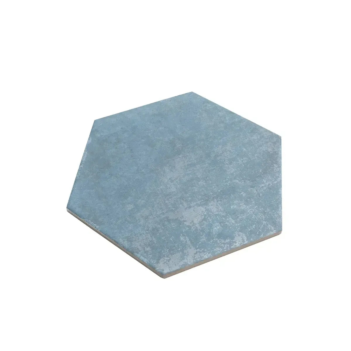Portuguese Blue Porcelain Hexagon Tile | Tile Club