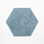 Portuguese Blue Porcelain Hexagon Tile | Tile Club