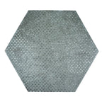 Ink Black Dimension Porcelain Hexagon Tile | Tile Club