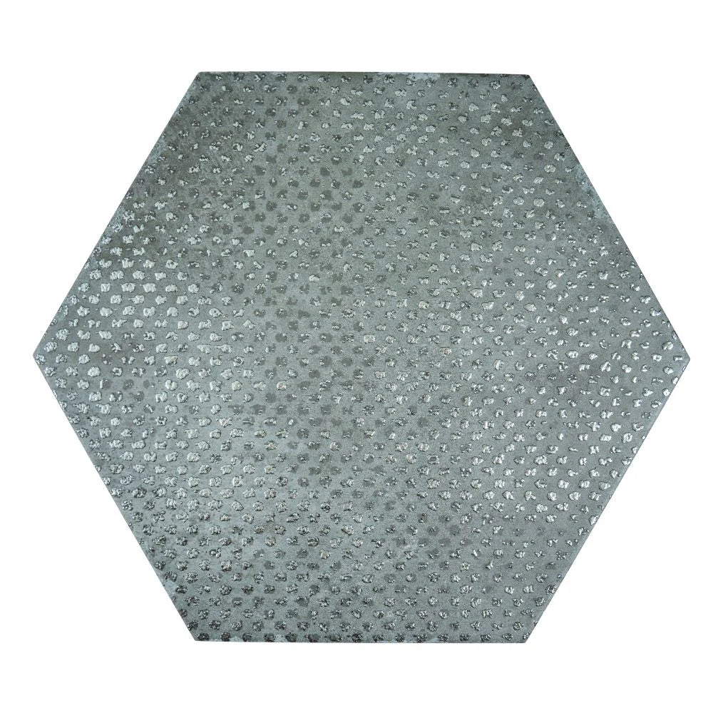 Ink Black Dimension Porcelain Hexagon Tile | Tile Club