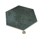 Ink Black Dimension Porcelain Hexagon Tile | Tile Club