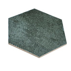 Ink Black Dimension Porcelain Hexagon Tile | Tile Club