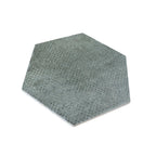 Ink Black Dimension Porcelain Hexagon Tile | Tile Club