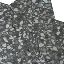 Black and White Chic Terrazzo Hex Porcelain Tile | Tile Club