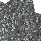 Black and White Chic Terrazzo Hex Porcelain Tile | Tile Club