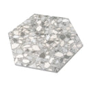 Granite Gray Terrazzo Hex Porcelain Tile | Tile Club