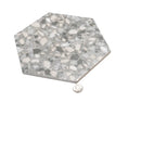Granite Gray Terrazzo Hex Porcelain Tile | Tile Club
