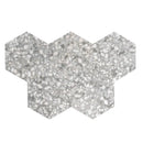 Granite Gray Terrazzo Hex Porcelain Tile | Tile Club