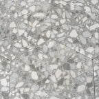 Granite Gray Terrazzo Hex Porcelain Tile | Tile Club