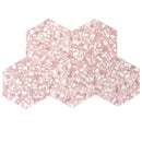 Desert Rose Terrazzo Hex Porcelain Tile | Tile Club