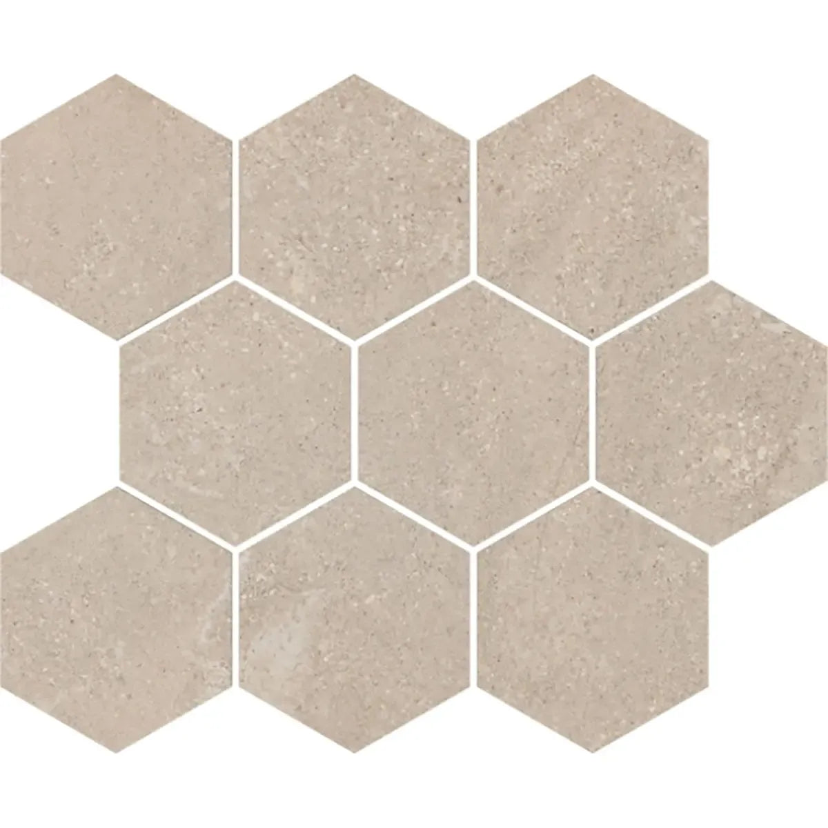 Campbell Beige Hexagon 10x12 | Tile Club