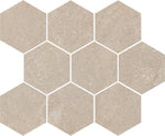 Campbell Beige Hexagon Sample | Tile Club