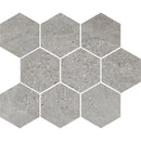 Campbell Gray Hexagon 10x12 | Tile Club