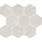Campbell Bianco Hexagon Tile 10x12 | Tile Club