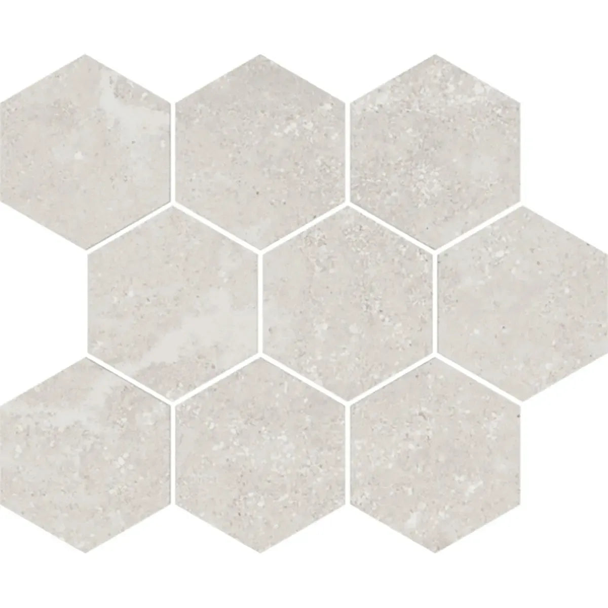 Campbell Bianco Hexagon Tile 10x12 | Tile Club