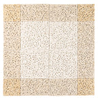 Beige and White Gingham Micro Mosaic Marble Tile | Tile Club