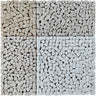 Beige and White Gingham Micro Mosaic Marble Tile