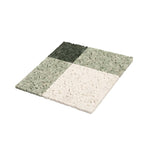 Green and White Gingham Micro Mosaic Marble Tile | Tile Club