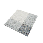 Blue and White Gingham Micro Mosaic Marble Tile | Tile Club