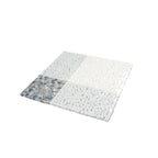 Blue and White Gingham Micro Mosaic Marble Tile | Tile Club