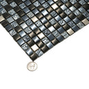 Breeze Gray Glass & Metal Mosaic Tile | Tile Club
