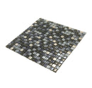 Breeze Gray Glass & Metal Mosaic Tile | Tile Club