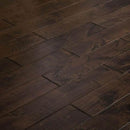 Hand Scraped Dark Brown Maple Solid Wood | Tile Club