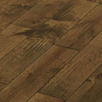 Hand Scraped Light Brown Maple Solid Wood Sample