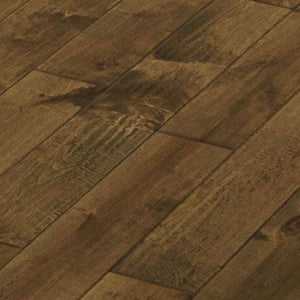 Hand Scraped Light Brown Maple Solid Wood Sample