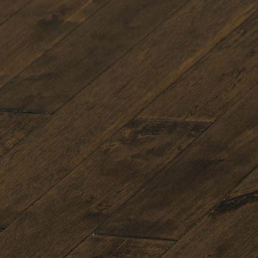 Hand Scraped Mahogany Brown Maple Solid Wood | Tile Club