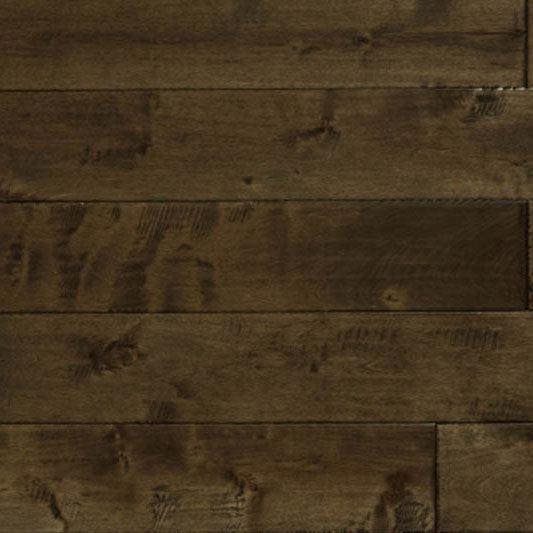Hand Scraped Mahogany Brown Maple Solid Wood | Tile Club