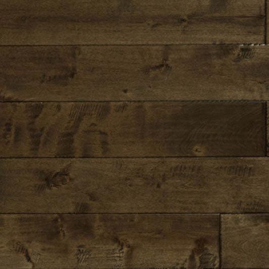 Hand Scraped Mahogany Brown Maple Solid Wood Sample