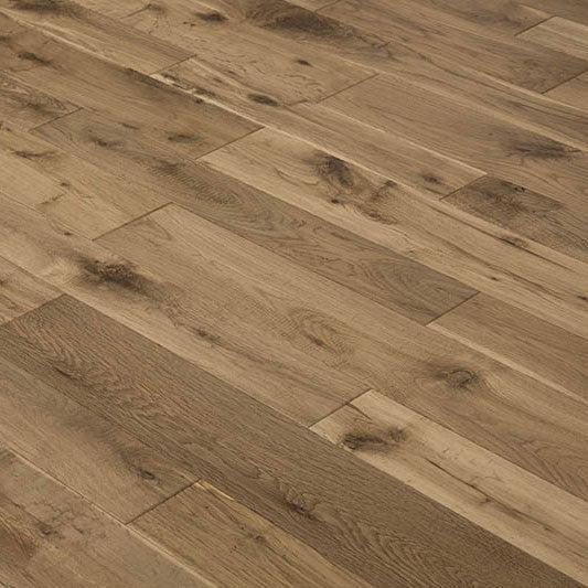 Hand Scraped Natural Oak Solid Wood Sample
