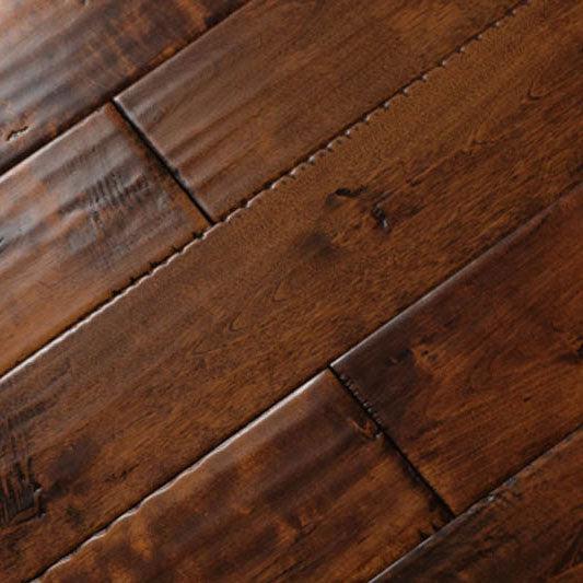 Hand Scraped Walnut Maple Solid Wood | Tile Club