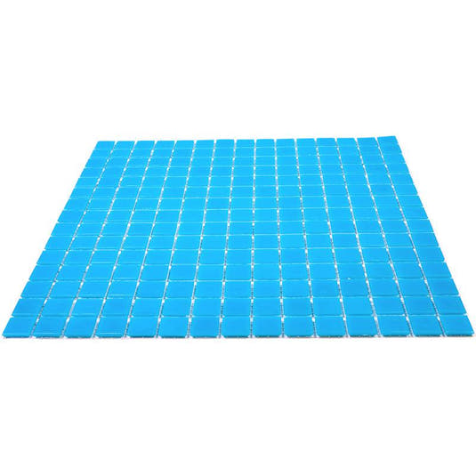 Hawaiian Blue Squares Glass Pool Tile | Tile Club